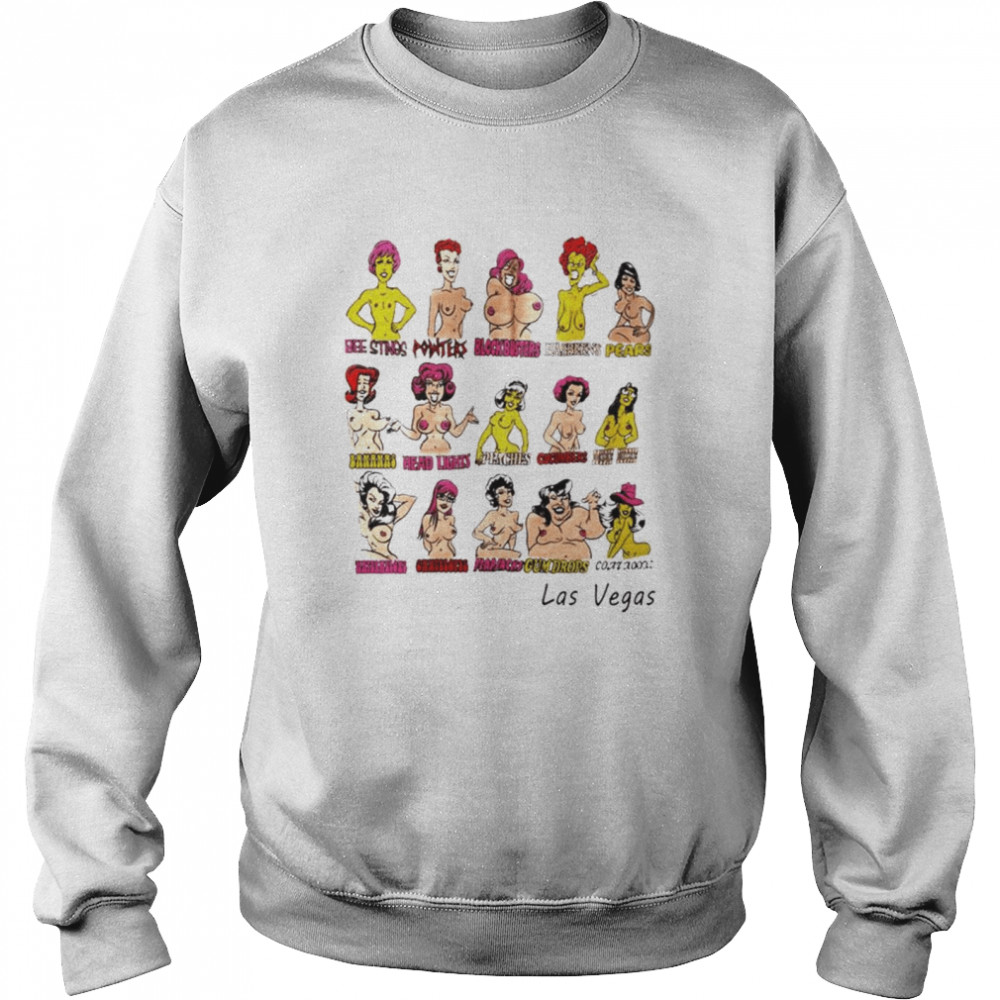 Las Vegas Pop Art Boobs shirt Unisex Sweatshirt
