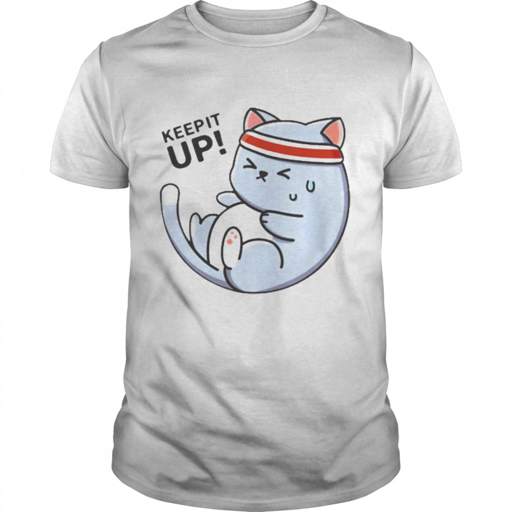 Cat Keep It Up T  Classic Men's T-shirt