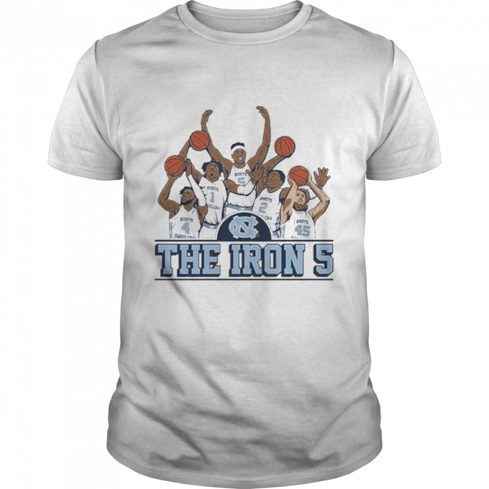 North Carolina Tar Heels The Iron 5  Classic Men's T-shirt
