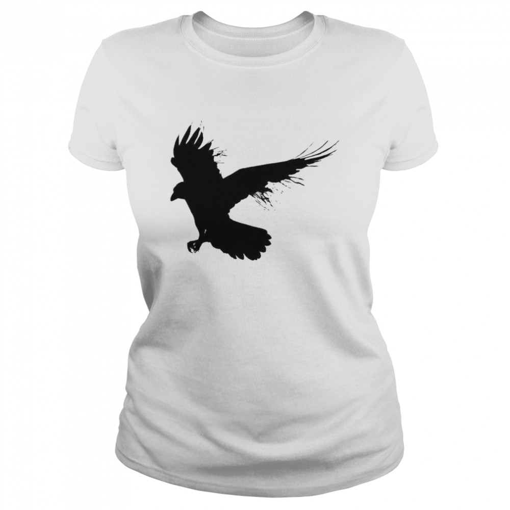 Online Trend Shirt Vogel Rabe - Langarmshirt T Store Shirt