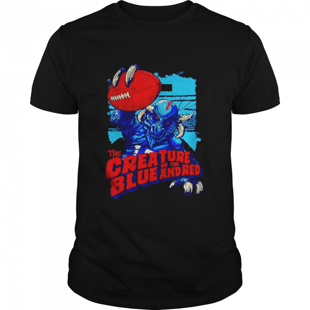 Buffalo Bills the creature of the blue and red shirt Classic Men's T-shirt