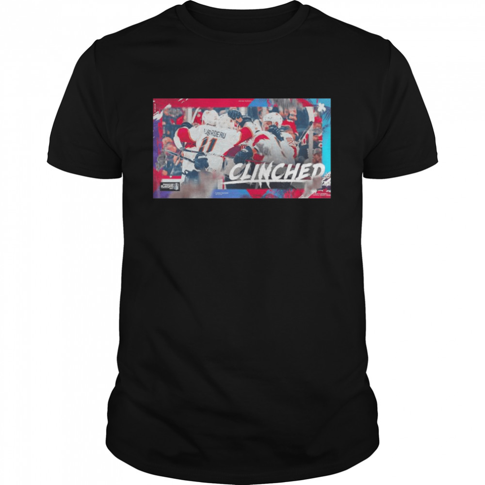 Florida Panthers Stanley Cup Playoffs 2022 Clinched shirt