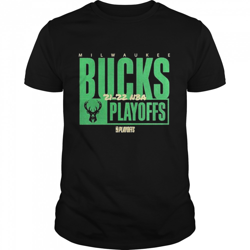 Milwaukee Bucks Fanatics Branded 2022 NBA Playoffs Dunk Shirt