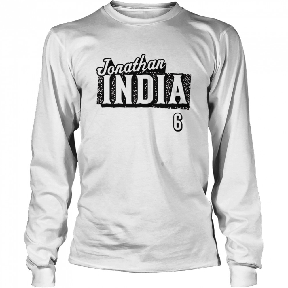 Jonathan India Speckle Team Font T- Long Sleeved T-shirt