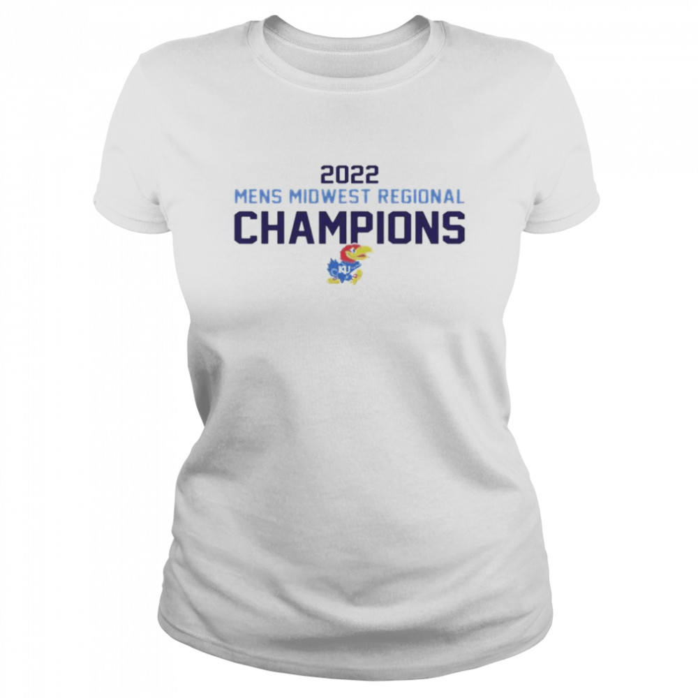 Kansas Jayhawks 2022 Men’s Midwest Regional Champions T-shirt Classic Women's T-shirt