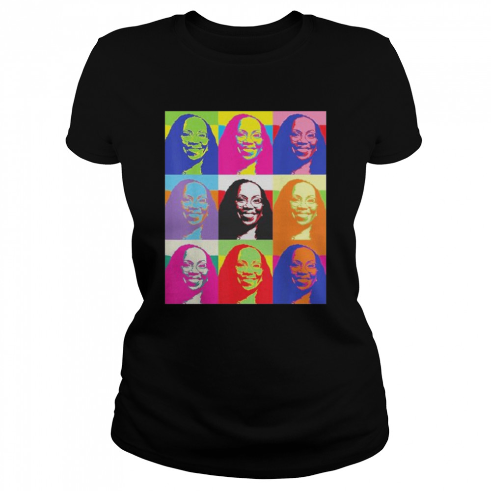 Ketanji brown jackson superstar supreme court justice 1 3 shirt Classic Women's T-shirt