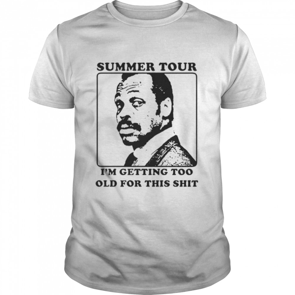 Roger murtaugh summer tour I’m getting too old for this shit T-shirt Classic Men's T-shirt