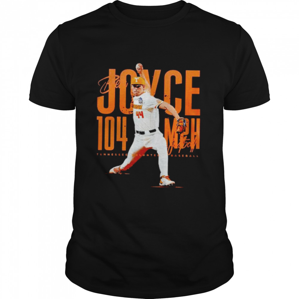 Tennessee Volunteers baseball Ben Joyce 104 MPH fastball shirt