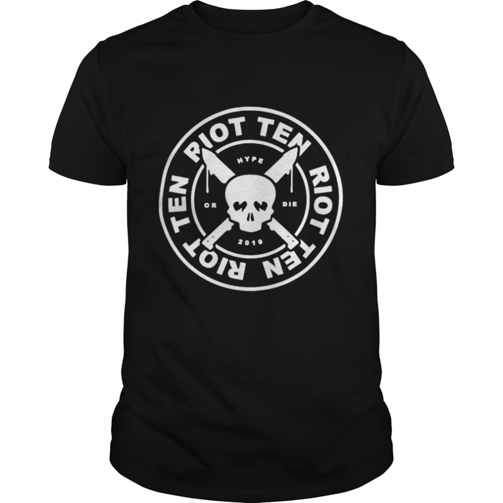Riot Ten Skull and Dagger shirt
