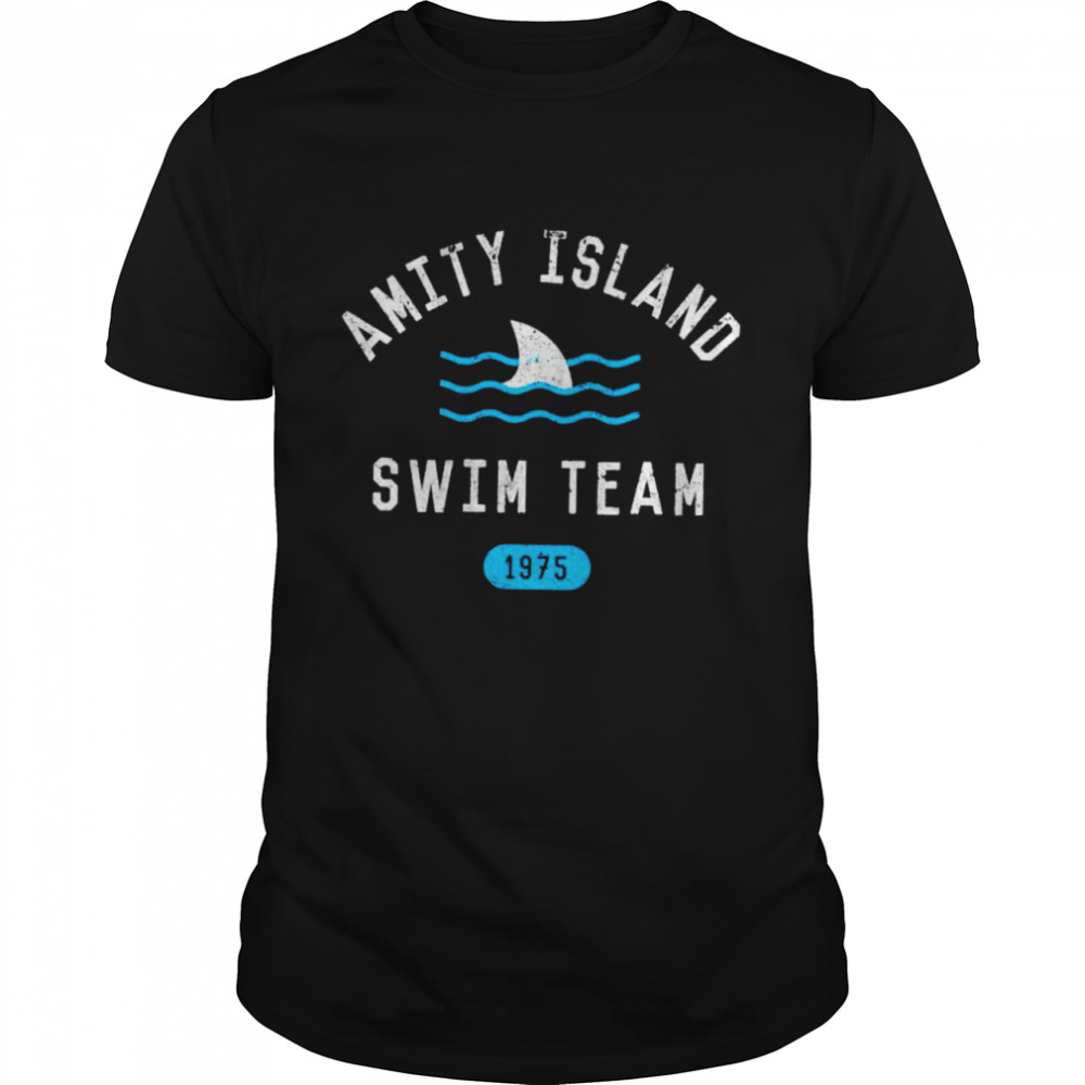 Amity island swim team shirt