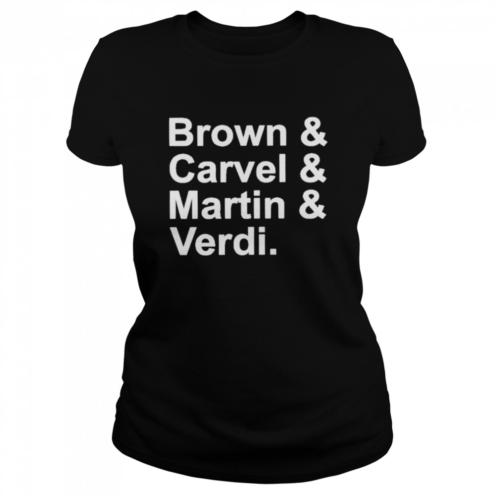 Brown Carvel Martin Verdi shirt Classic Women's T-shirt
