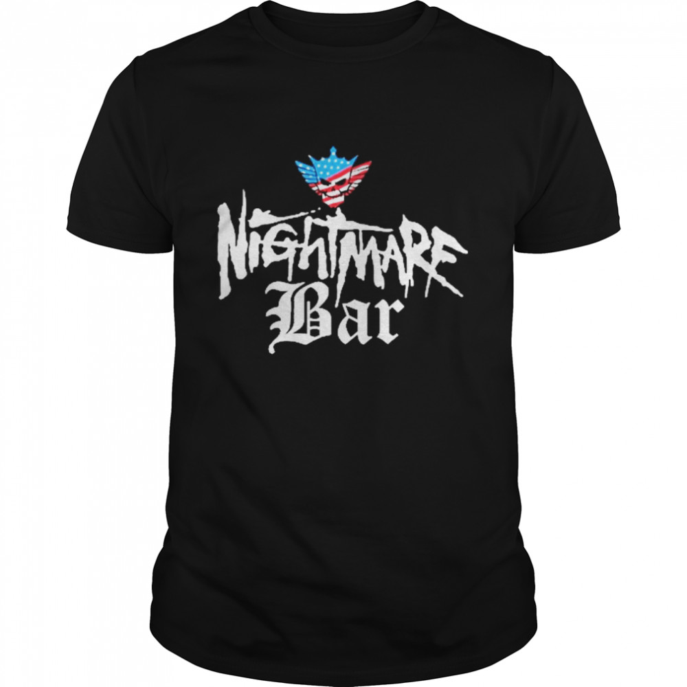 American Flag Nightmare Bar  Classic Men's T-shirt