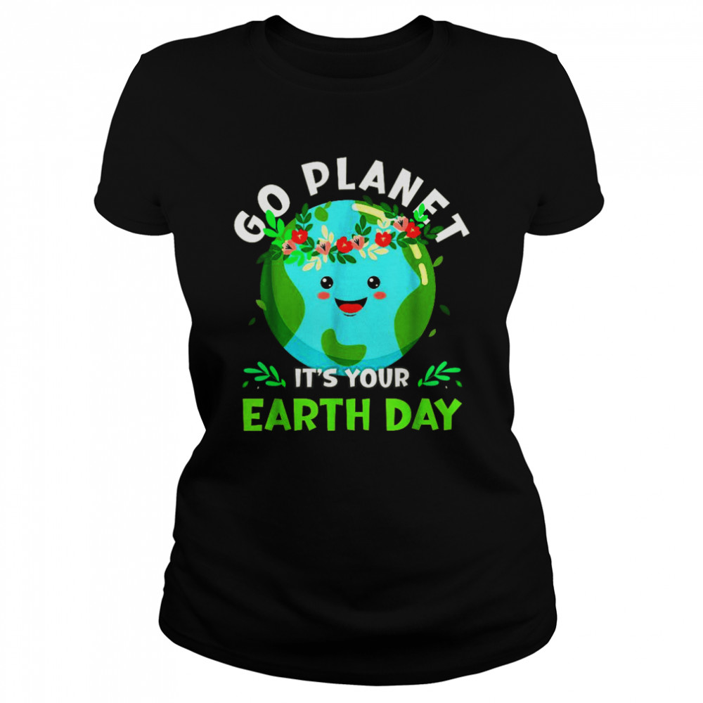 Earth Day 2022 Restore Earth Nature Planet Cute Earth Day  Classic Women's T-shirt