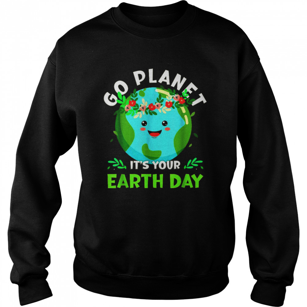 Earth Day 2022 Restore Earth Nature Planet Cute Earth Day  Unisex Sweatshirt