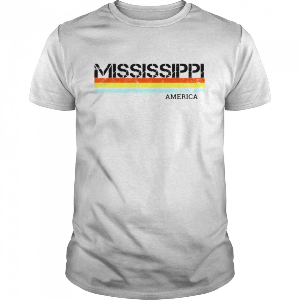 Mississippi America retro vintage T-shirt