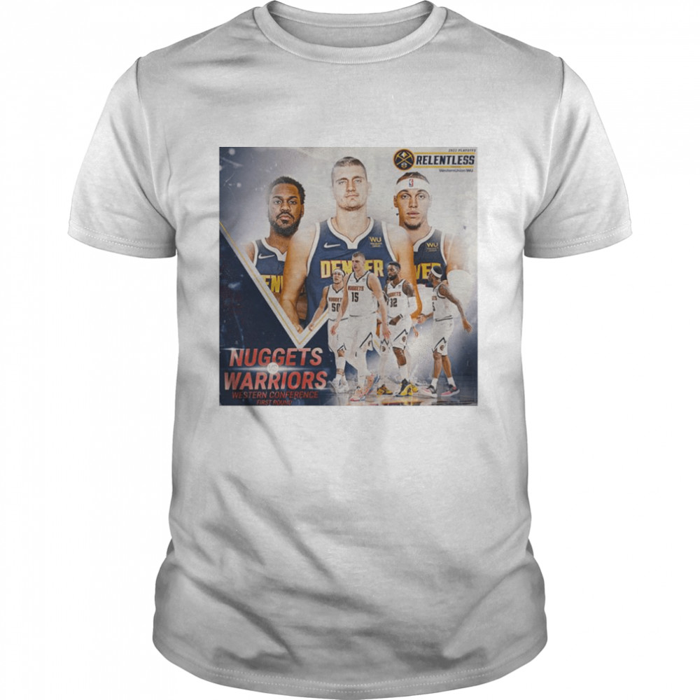 Nuggets vs Warriors Western conference first round shirt Classic Men's T-shirt