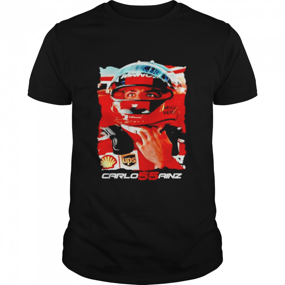 Scuderia Ferrari Carlos Sainz Driver shirt Classic Men's T-shirt