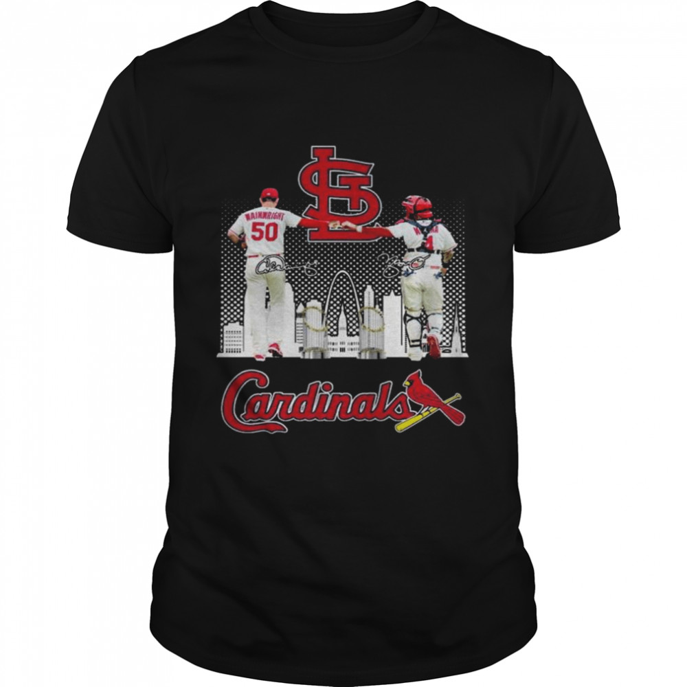 St. Louis Cardinals Wainwright and Molina signatures shirt Classic Men's T-shirt