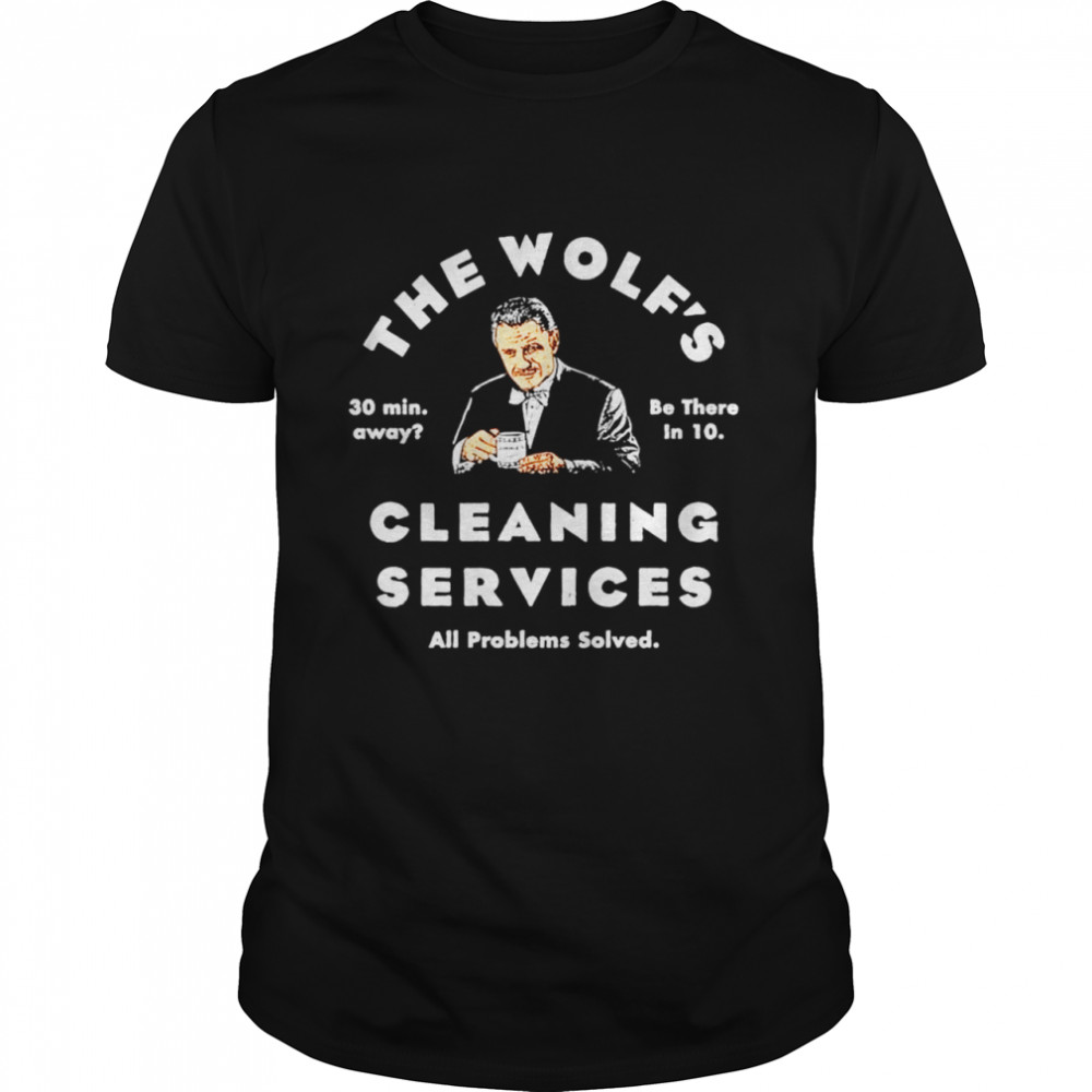The wolf’s cleaning services all problems solved T-shirt Classic Men's T-shirt