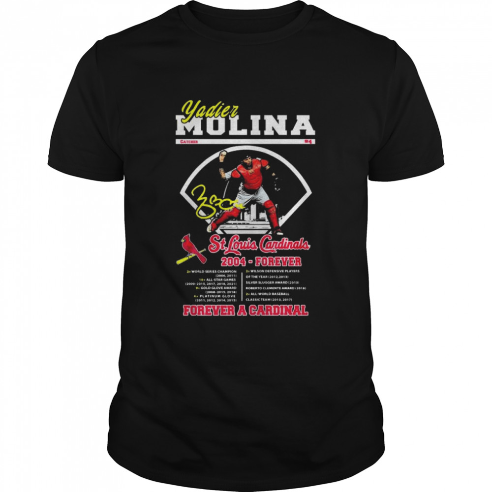 Yadier Molina St. Louis Cardinals 2004 – Forever T-Shirt