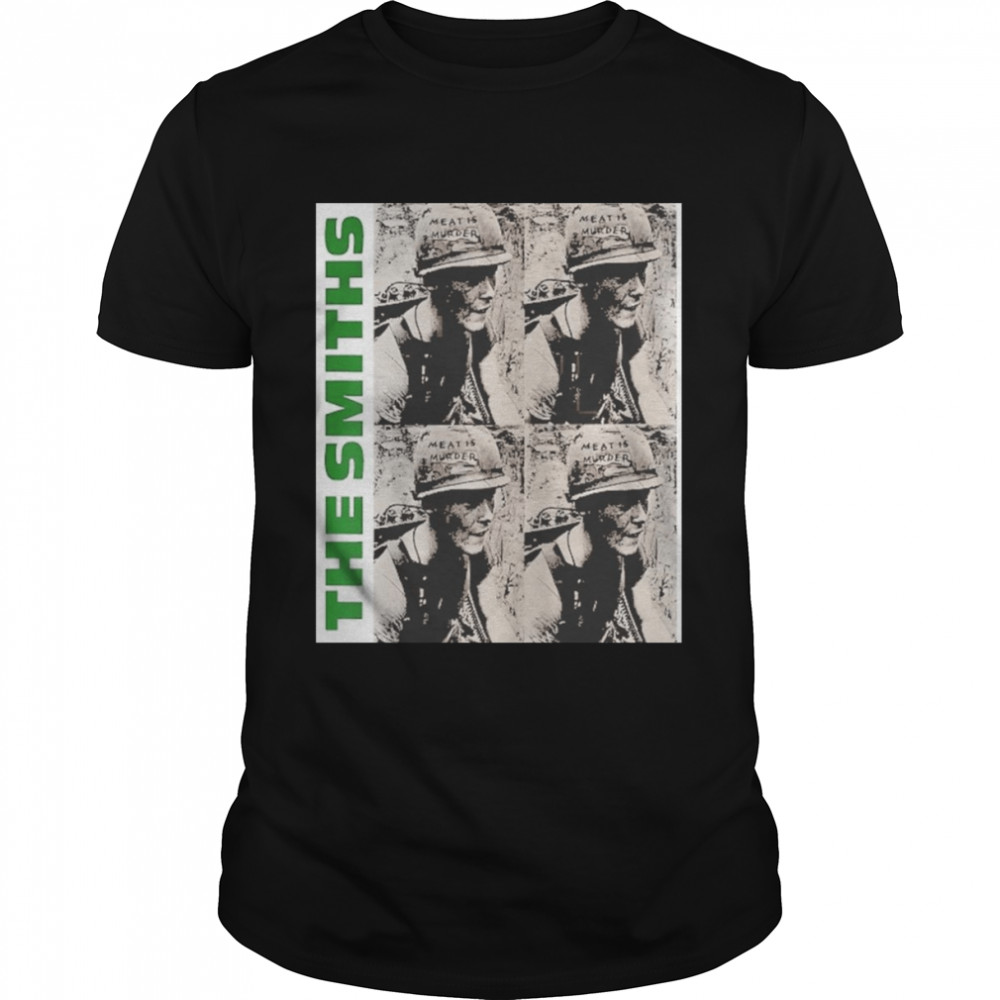 The Smiths Poster Meat Is Murder Raglan Baseball  Classic Men's T-shirt