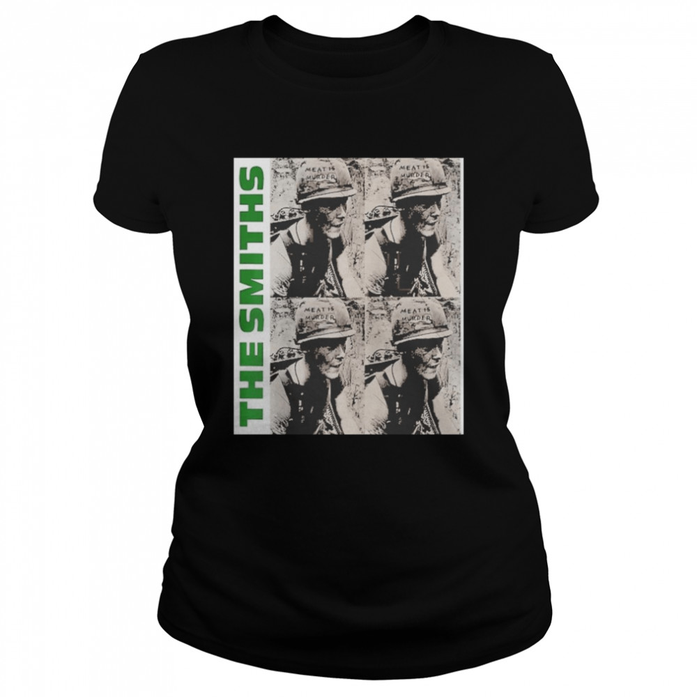 The Smiths Poster Meat Is Murder Raglan Baseball  Classic Women's T-shirt