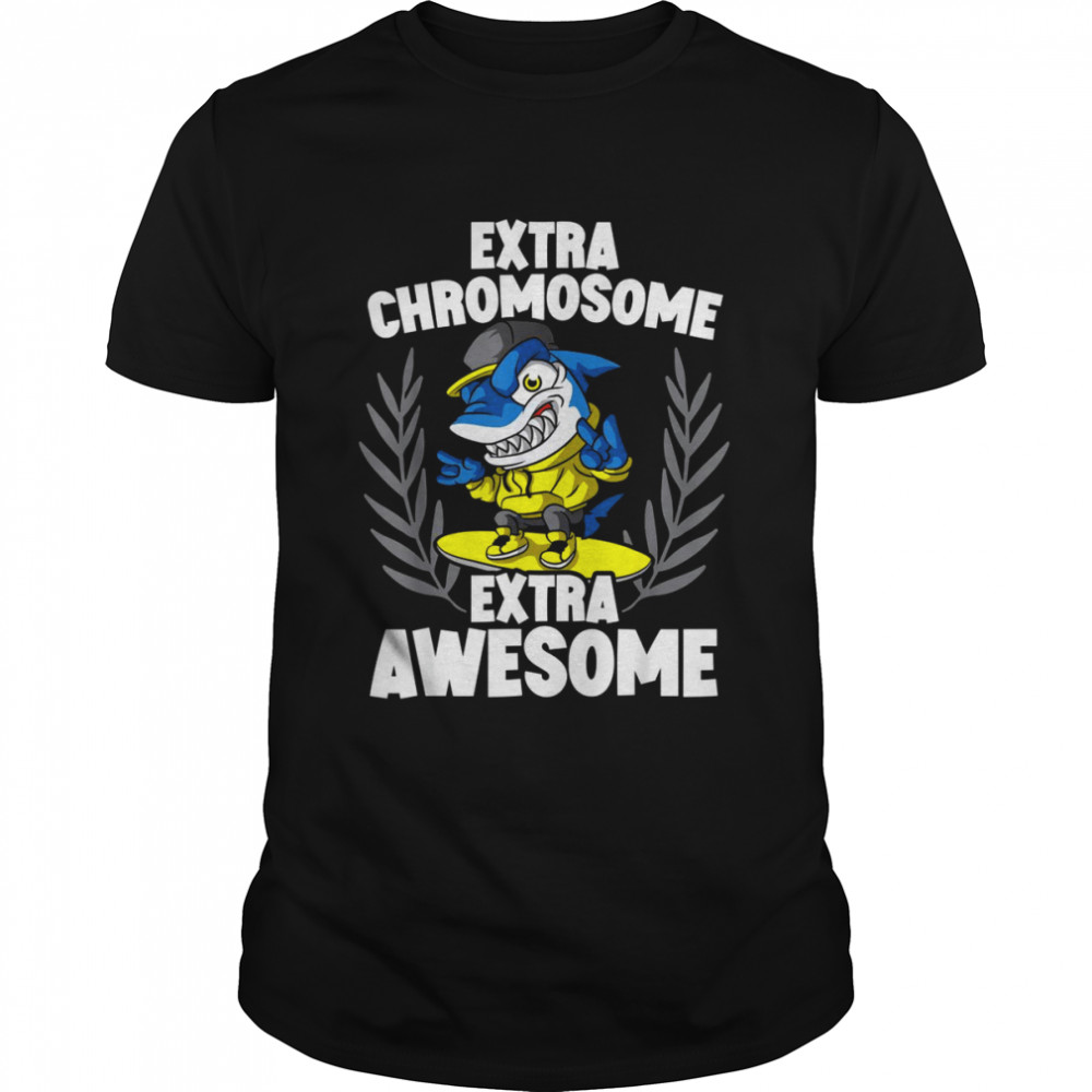 Extra Chromosome Extra Awesome Down Syndrome Warrior  Classic Men's T-shirt