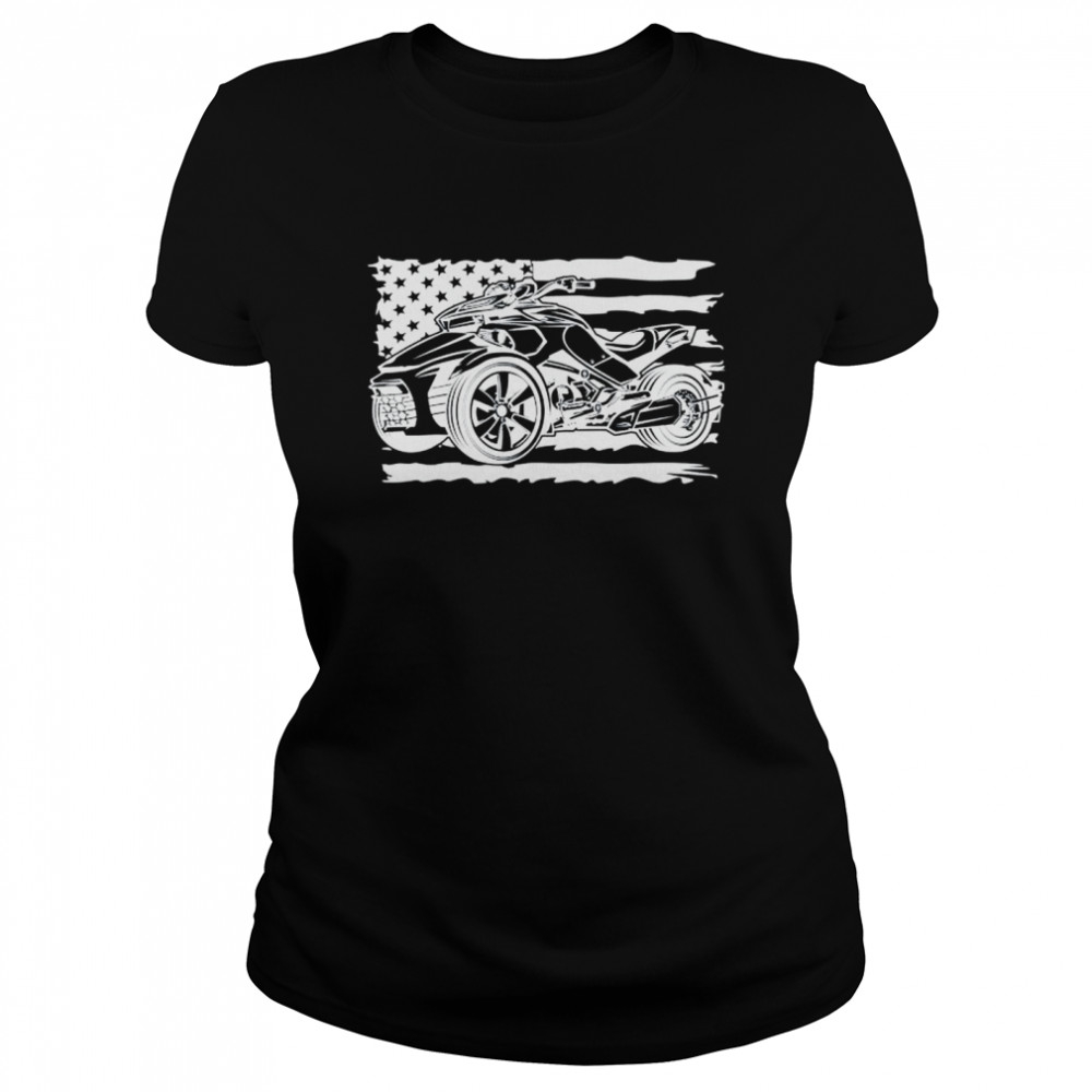 3 Wheel Motorcycle.US Spyder shirt Classic Women's T-shirt