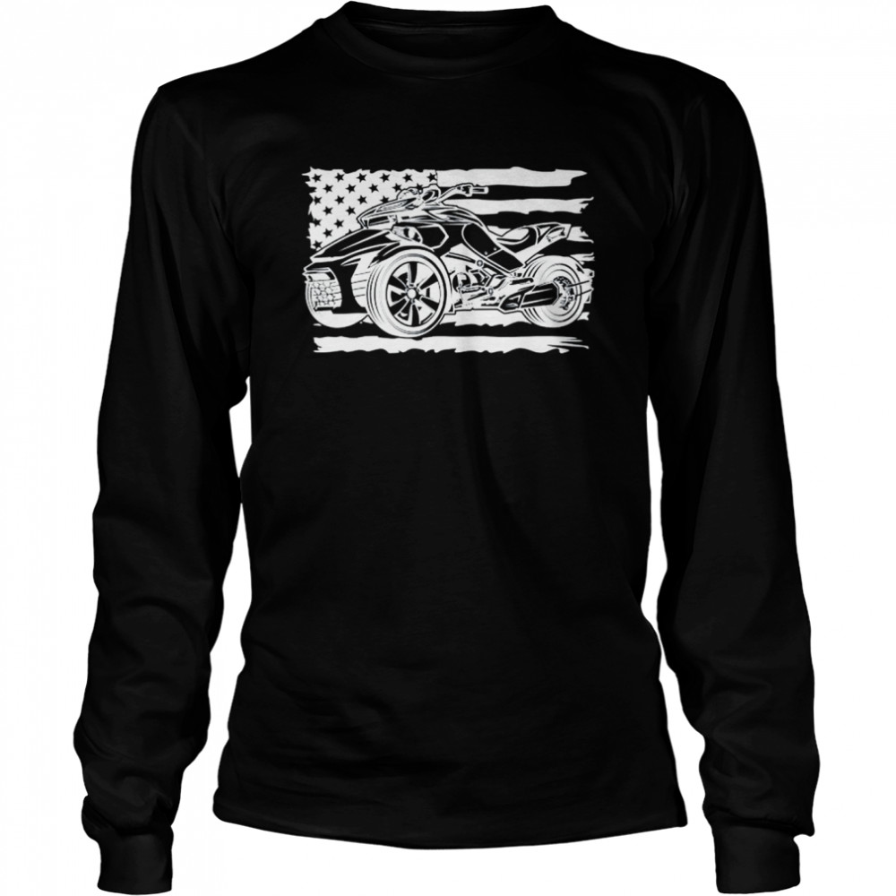 3 Wheel Motorcycle.US Spyder shirt Long Sleeved T-shirt