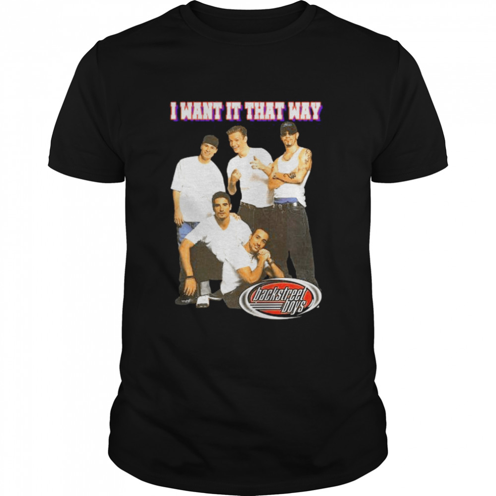 Backstreet Boys I want it that way shirt Classic Men's T-shirt