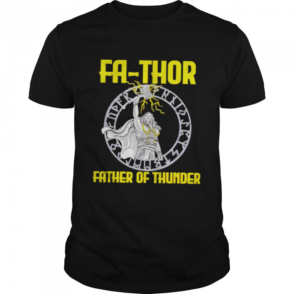 Fa-thor father of thunder shirt Classic Men's T-shirt