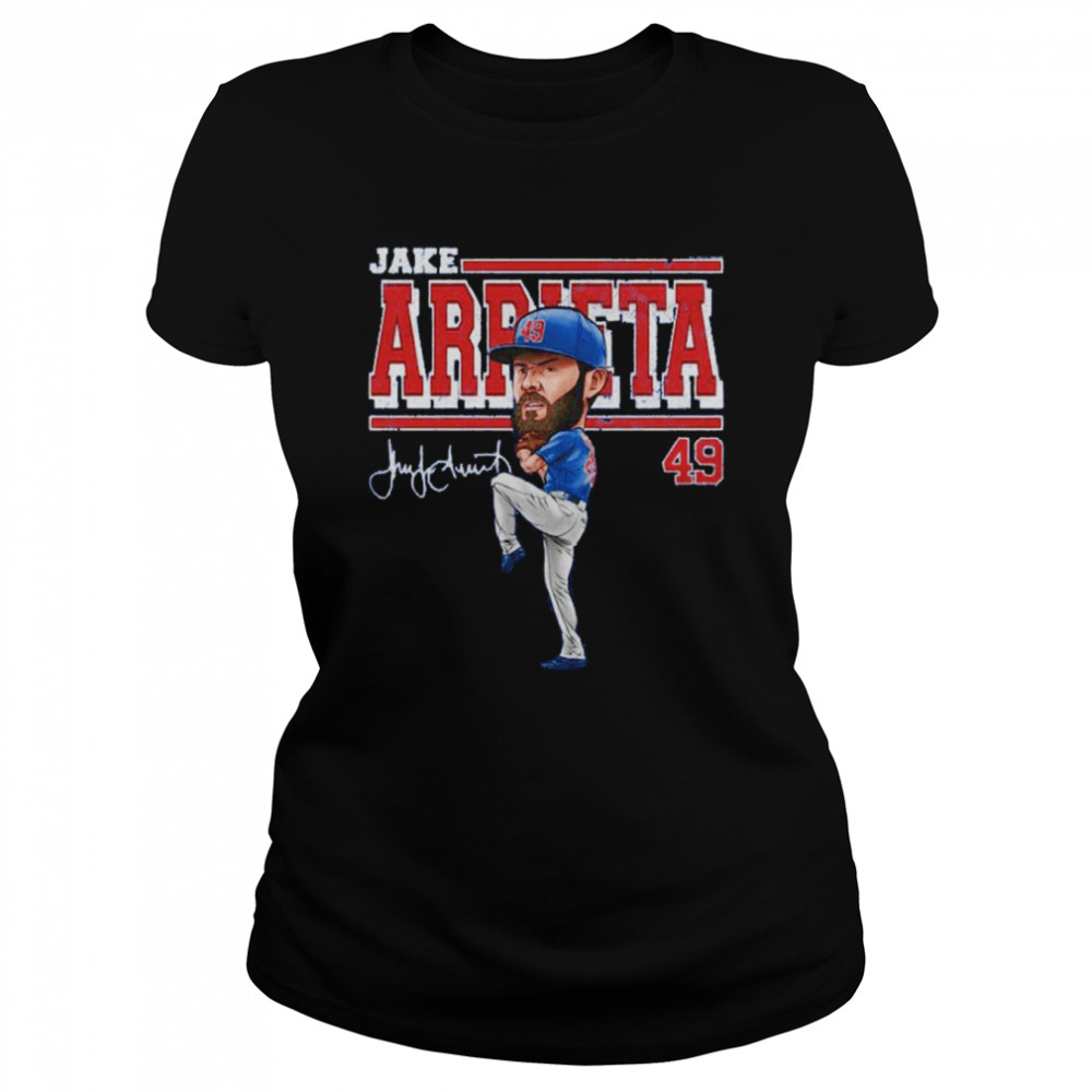 Jake Arrieta Cartoon shirt Classic Women's T-shirt