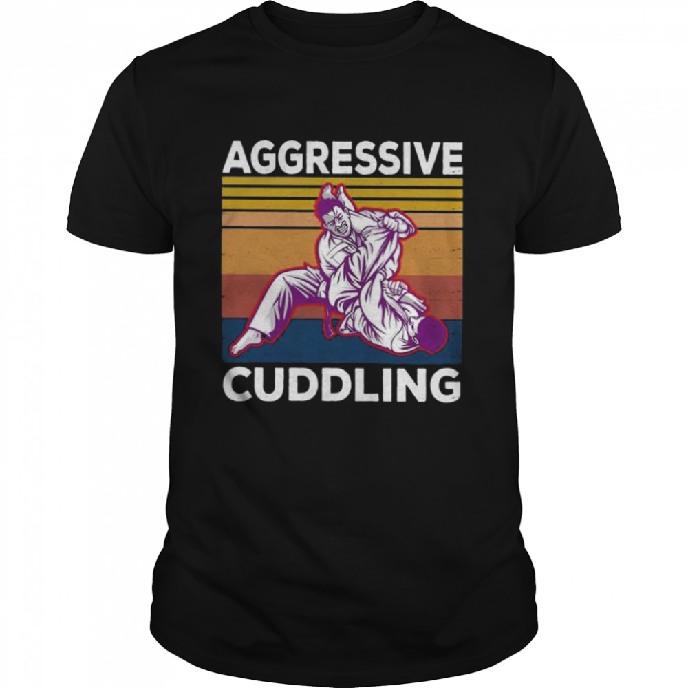 Taekwondo aggressive cuddling vintage shirt