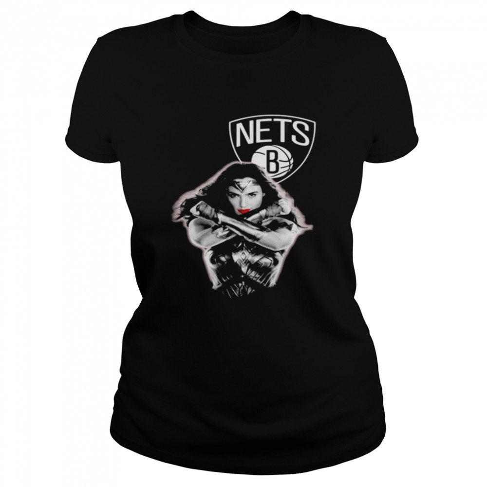 Wonder Woman Brooklyn Nets Logo T-shirt Classic Women's T-shirt