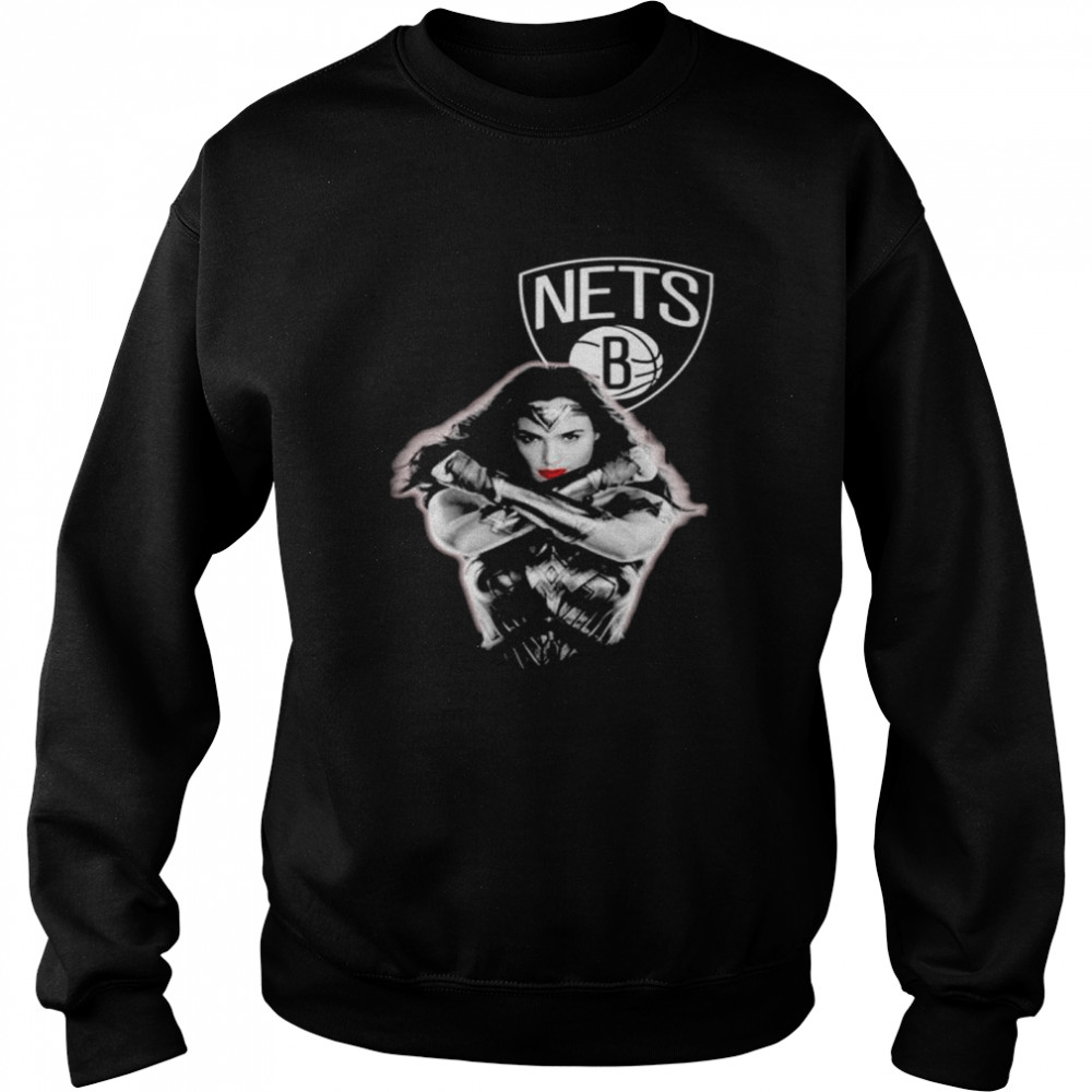 Wonder Woman Brooklyn Nets Logo T-shirt Unisex Sweatshirt