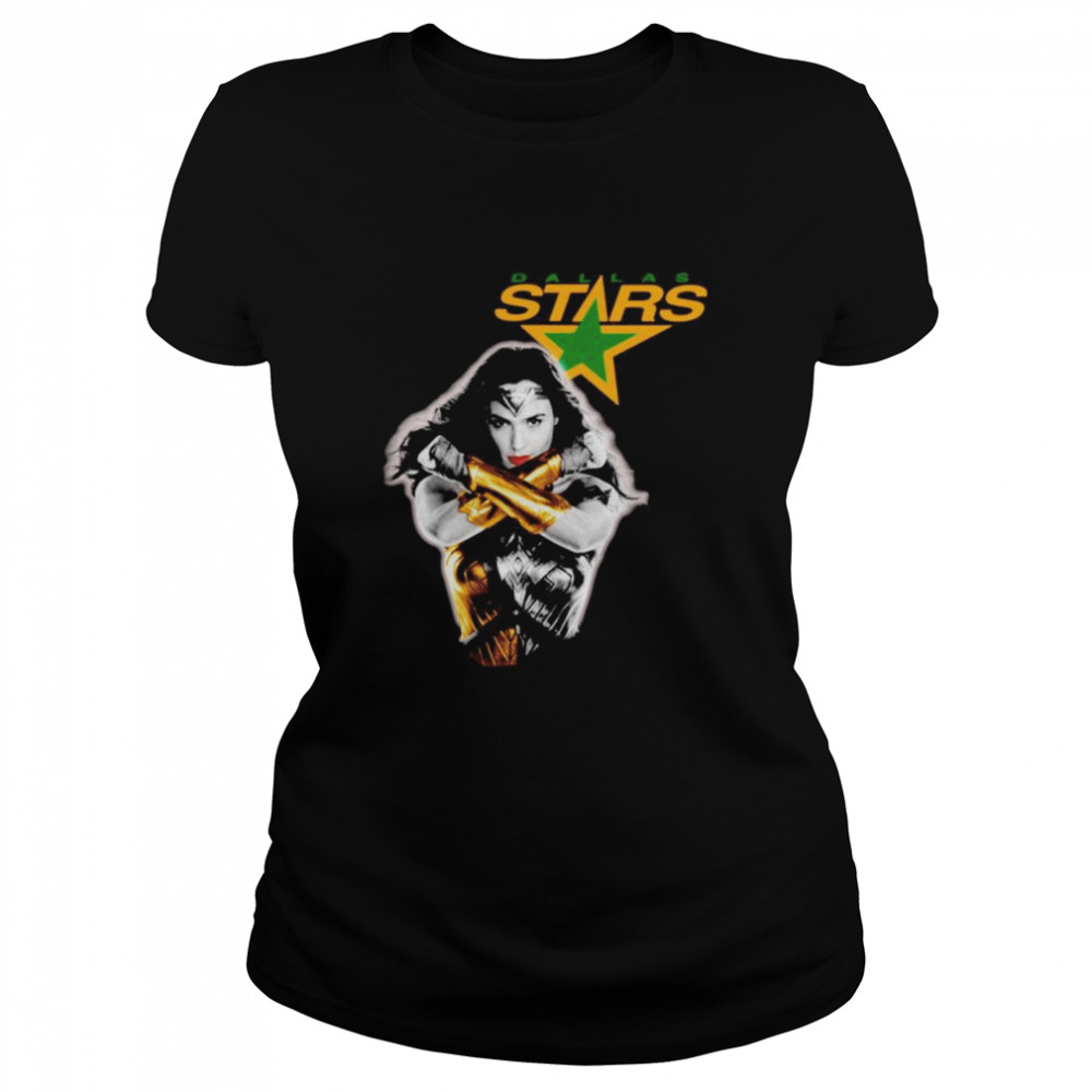 Wonder Woman Dallas Stars logo T-shirt Classic Women's T-shirt