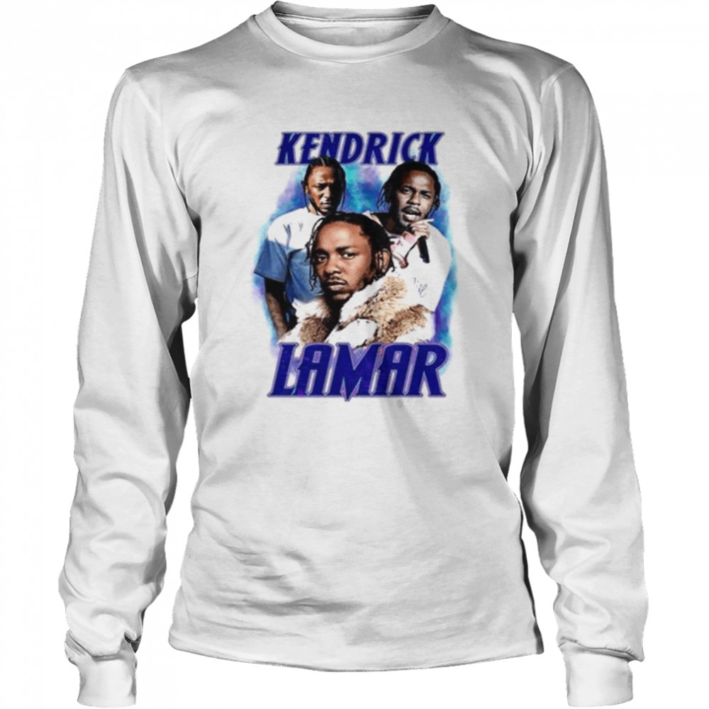 Rapper Kendrick Vintage Style 90s Design T- Long Sleeved T-shirt