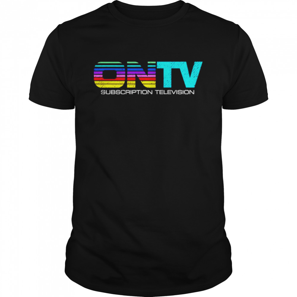 On Tv subscription television shirt