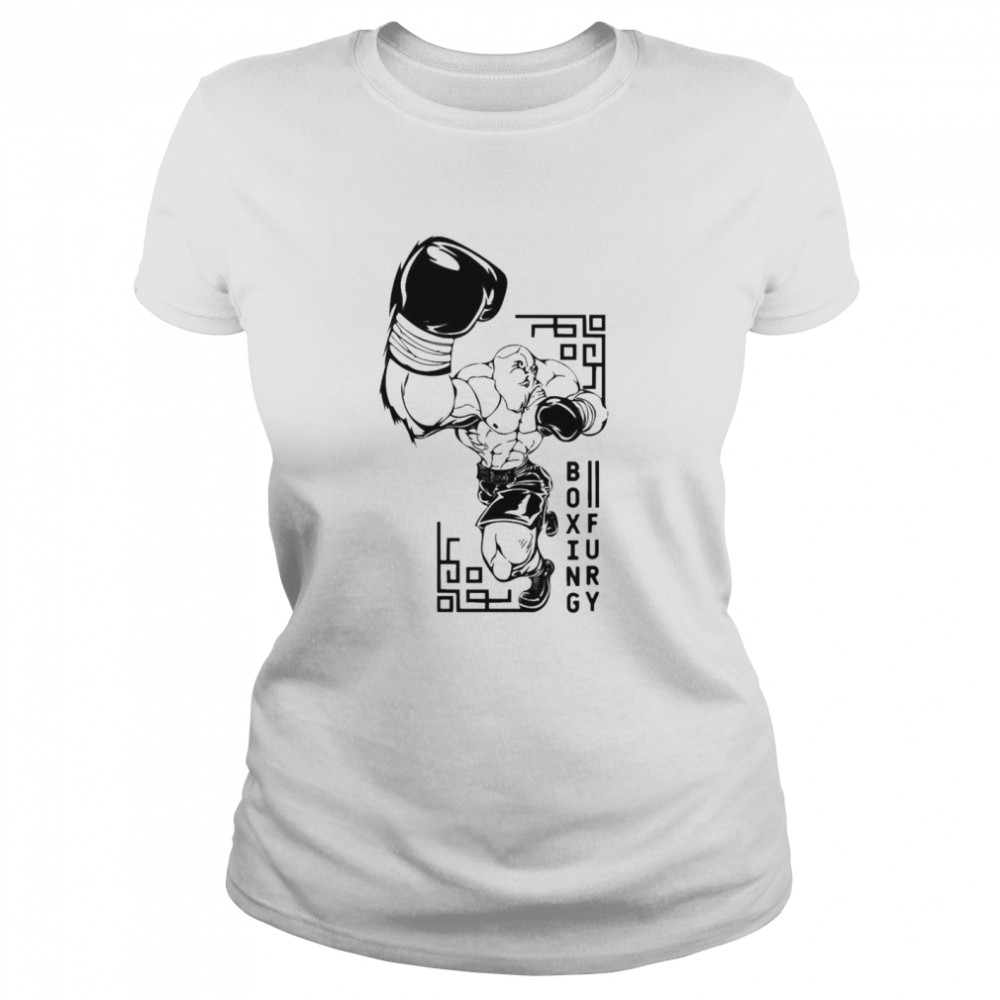 Boxing Fury Art T- Classic Women's T-shirt