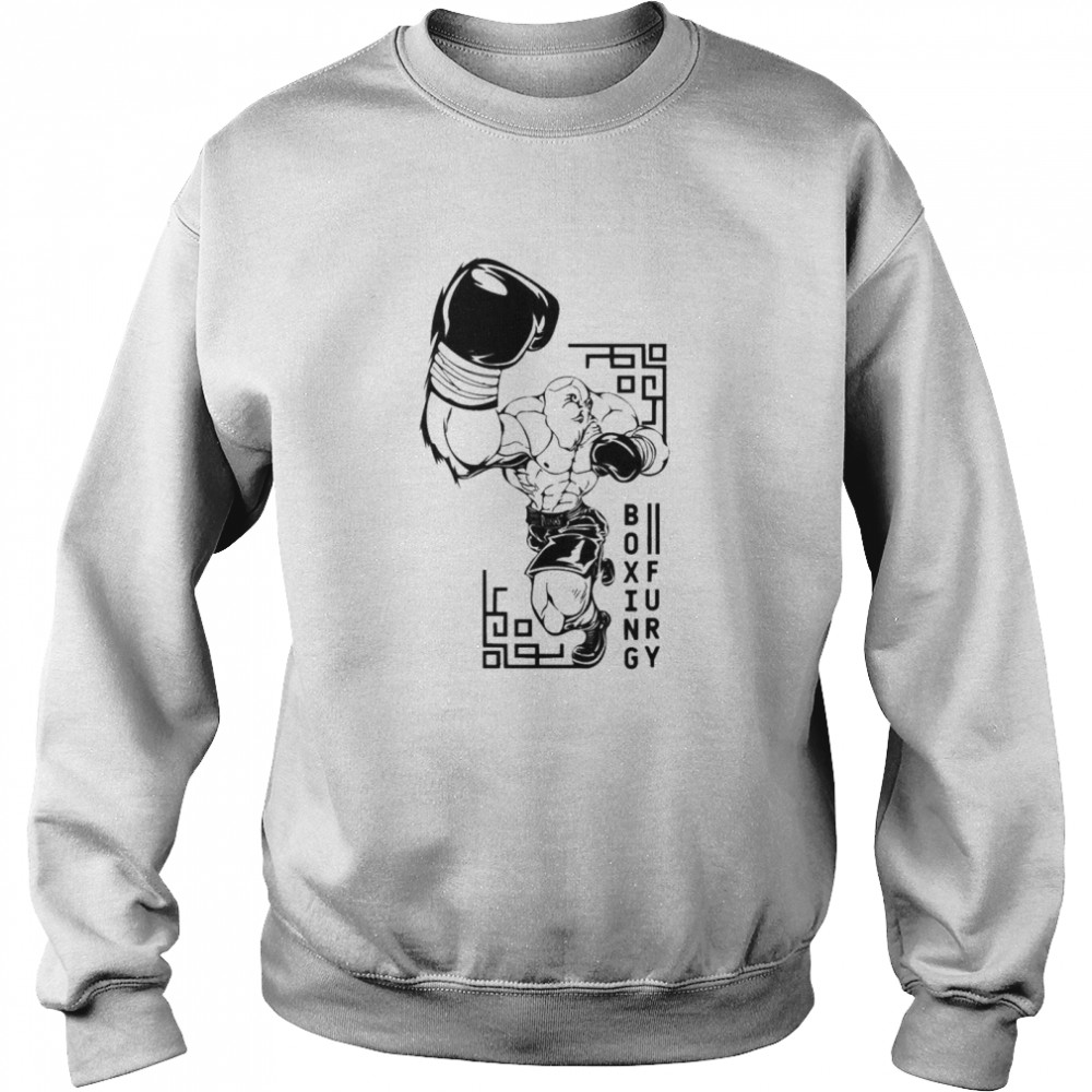 Boxing Fury Art T- Unisex Sweatshirt