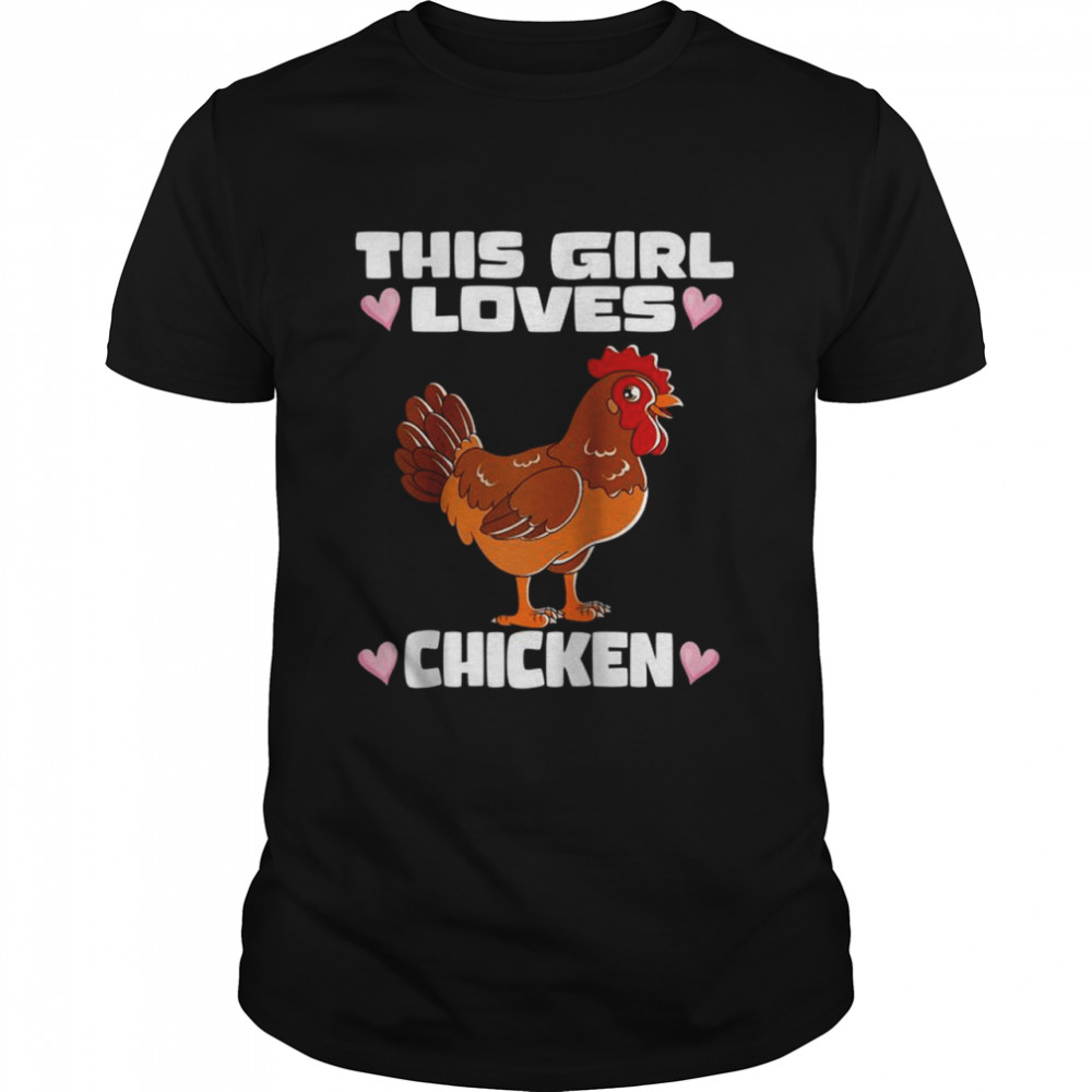 Niedliches Huhn Dieses Mädchen liebt Hühner Raglan  Classic Men's T-shirt