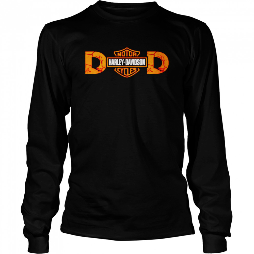 Dad Motor Cycles Harley-davidson shirt Long Sleeved T-shirt
