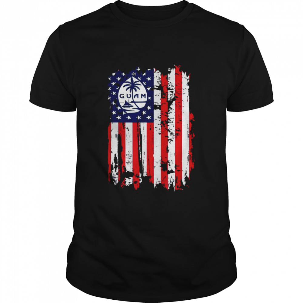 Guam and American Roots USA Seal Guamanian Hafa Adai Shirt