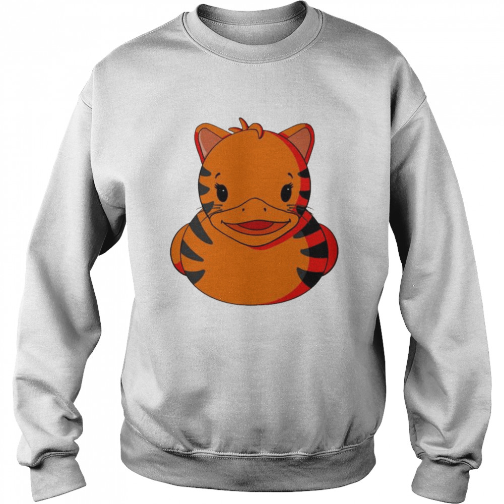 Tiger Rubber Duck  Unisex Sweatshirt