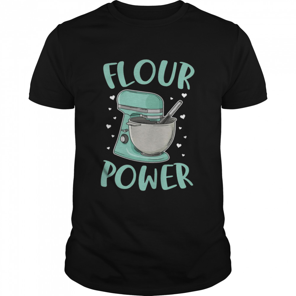 Flour Power Design for a Cupcake Bake Shirt