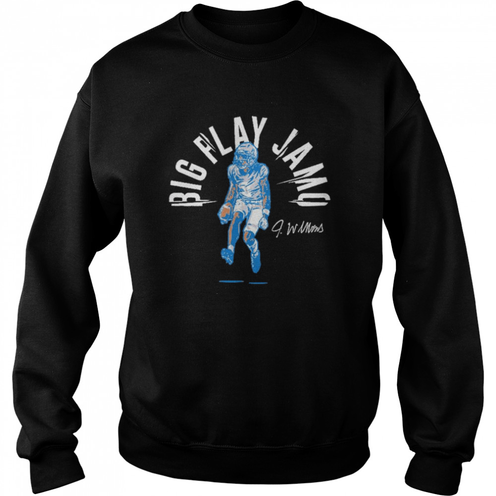 Jameson Williams Detroit Lions Big Play Jamo signature shirt Unisex Sweatshirt