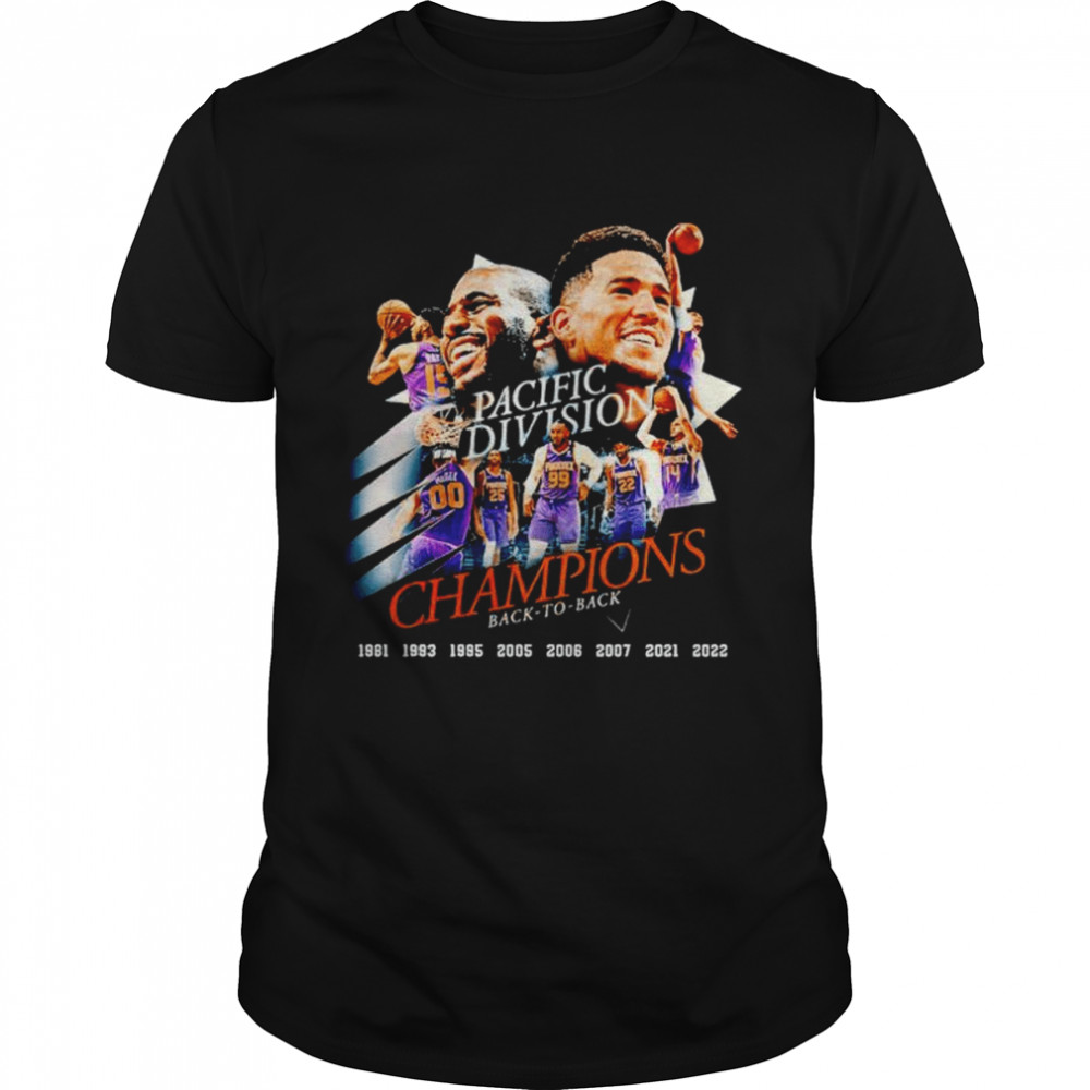 pacific Division champions back to back shirt