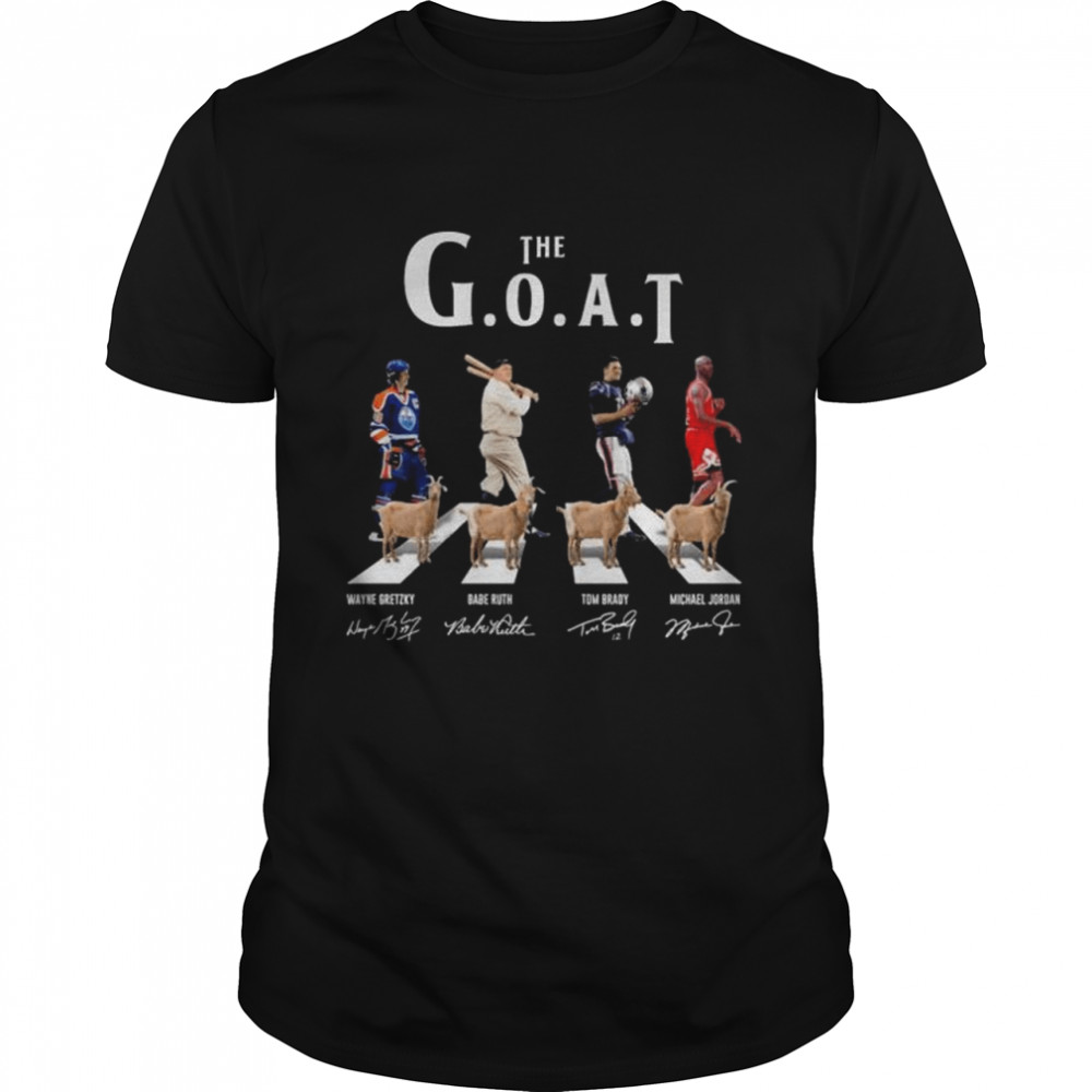 The Goat Abbey Road signatures 2022 shirt