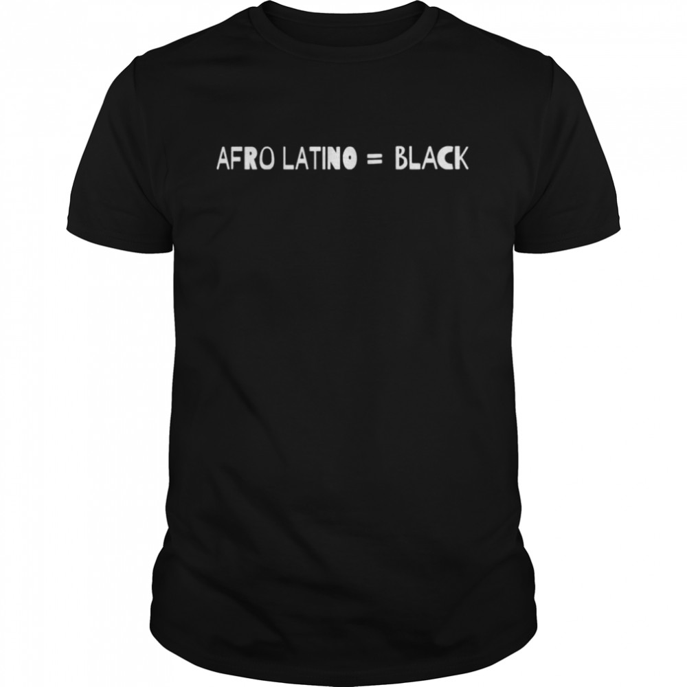 afro Latino Black shirt