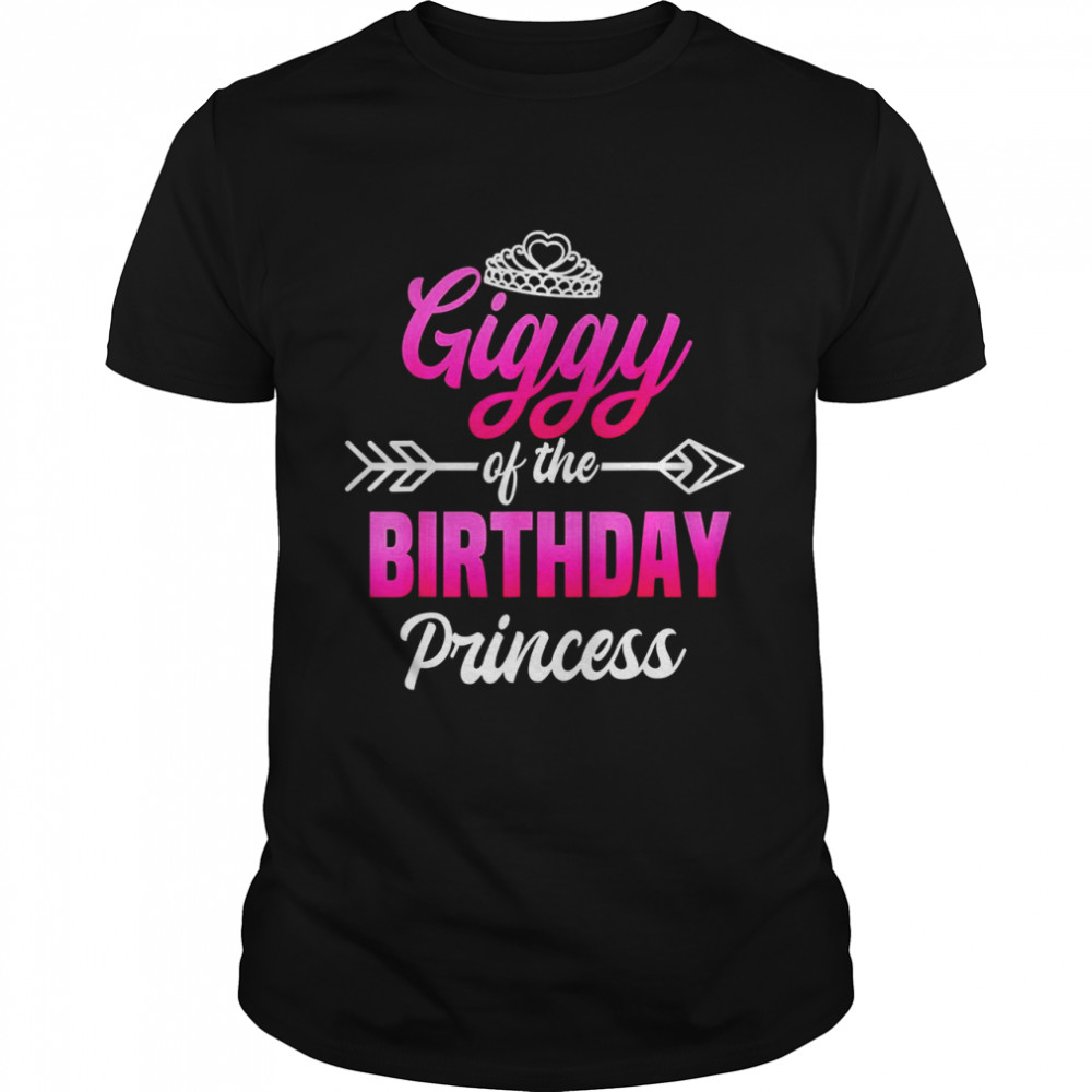 Giggy of the Birthday Princess Party Bday Celebration  Classic Men's T-shirt